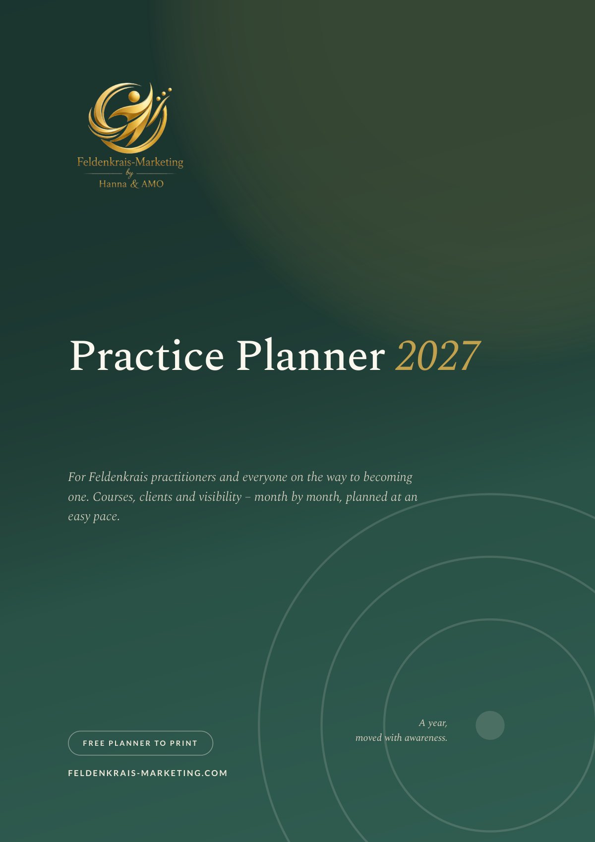 Cover of the free Practice Planner 2027